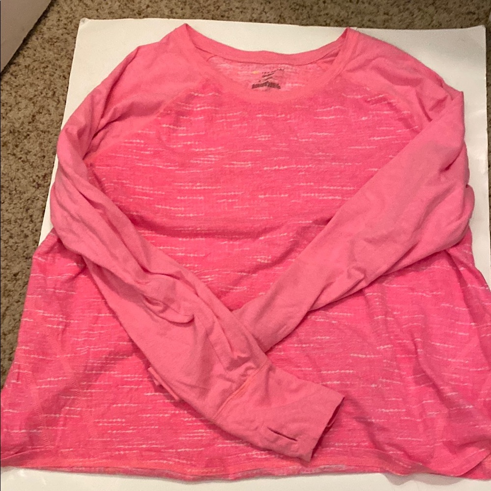 Tek Gear Women's Long Sleeve Tee - Pink